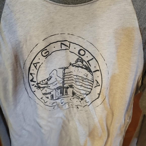 Gray and White Raglan T-Shirt - Picture 7 of 8